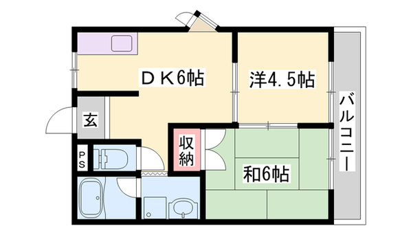 播磨町駅 徒歩10分 2階の物件間取画像